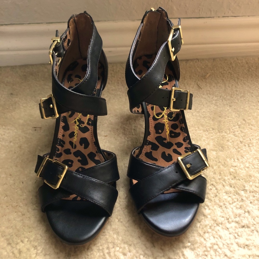 Jessica Simpson black sandals